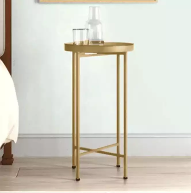 Ekta Iron Tray Top End Table